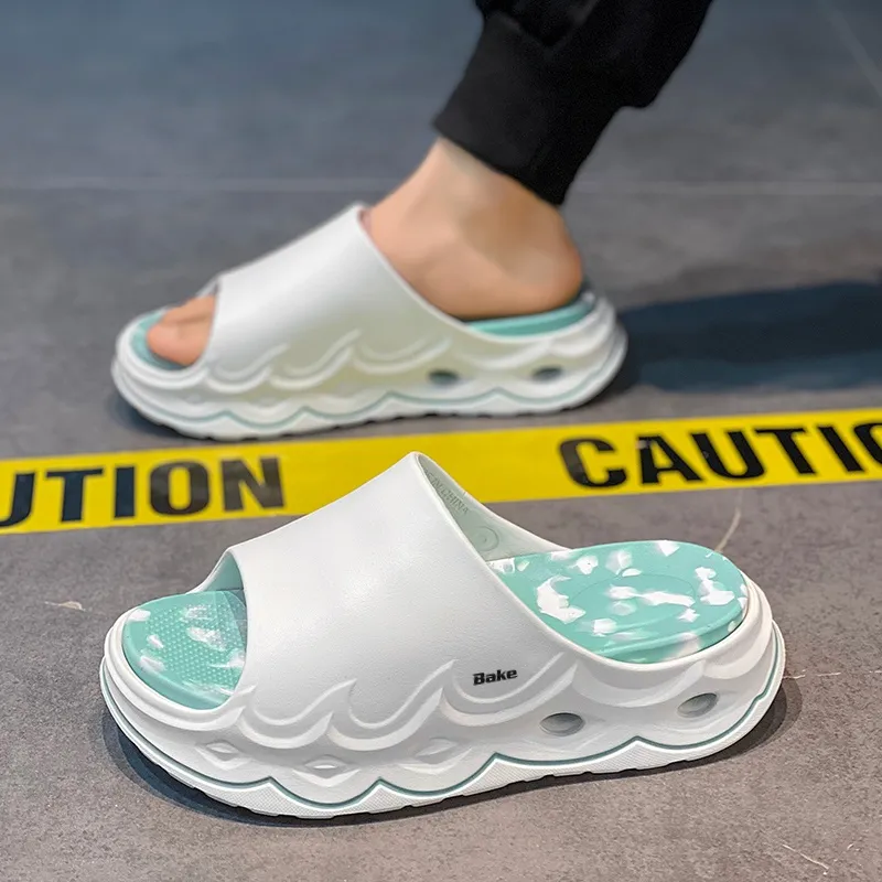 BAKE Quiet Slip Resistant Abrasion Resistant Slide Slippers Unisex-13