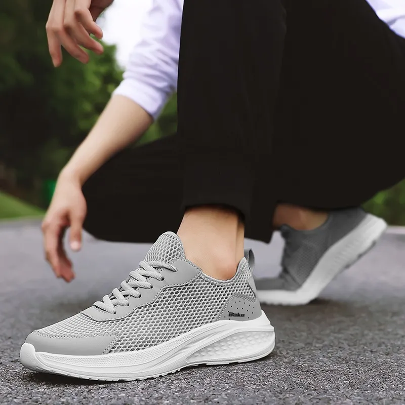 BAKE Slip Resistant, Abrasion Resistant, Breathable Low Top Casual Shoes Men's-3