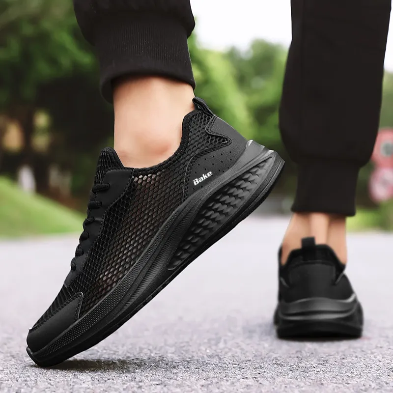 BAKE Slip Resistant, Abrasion Resistant, Breathable Low Top Casual Shoes Men's-8