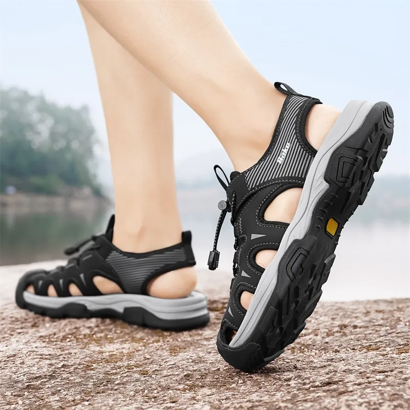 BAKE Anti Slip Wear Resistant River Trekking Shoes Men's-12