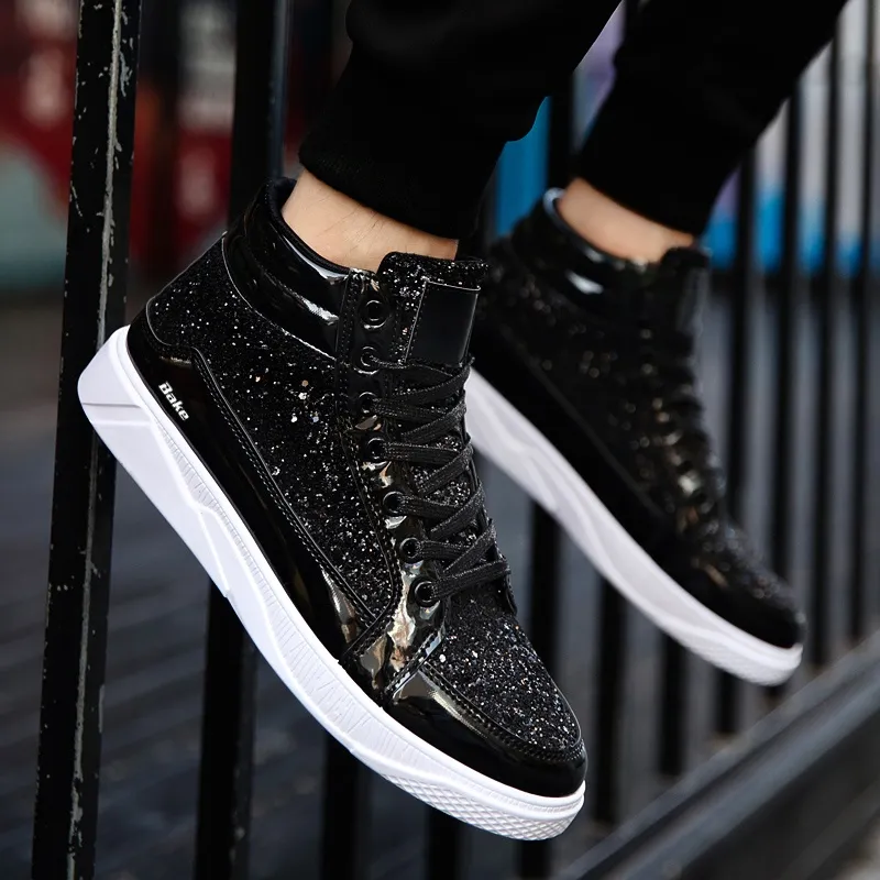 BAKE Slip Resistant Coverage High Top Skateboard Shoes Men's-11