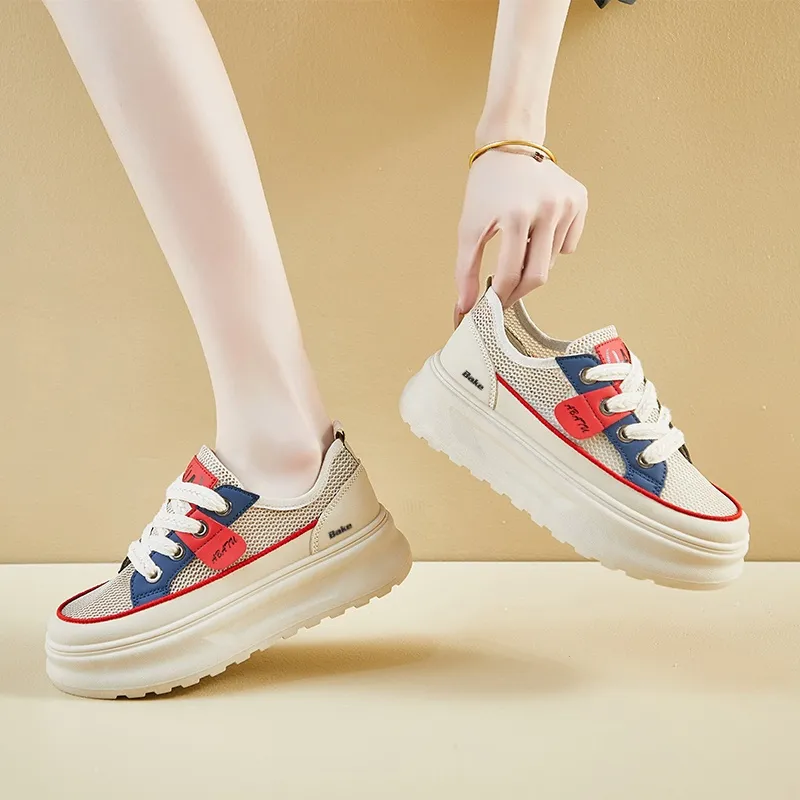 BAKE Slip Resistant And Breathable Low Top Casual Shoes Women's-3