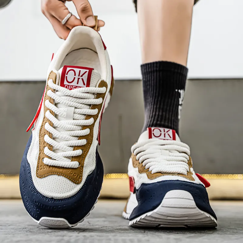 BAKE Slip Resistant And Breathable Low Top Casual Shoes Men's-11