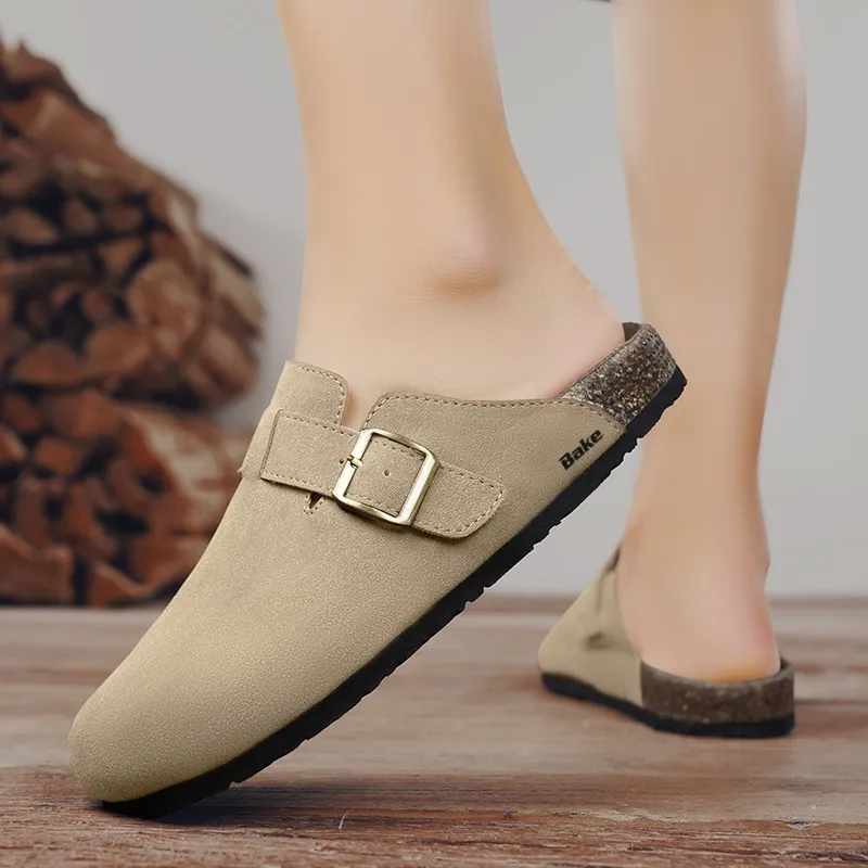 BAKE Quiet Abrasion Resistant Slip Resistant Closed Toe Slippers Men's-1