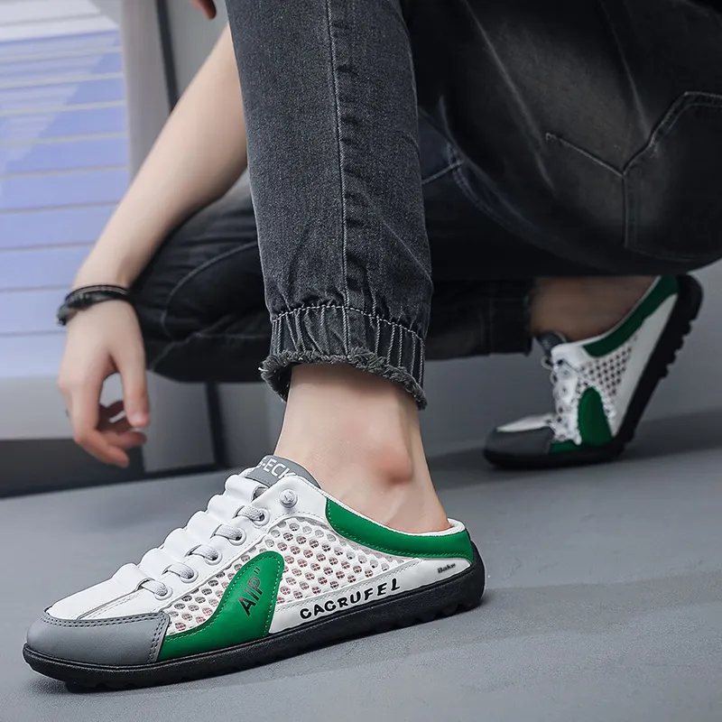 BAKE Slip Resistant Abrasion Resistant Closed Toe Slippers Men's-4