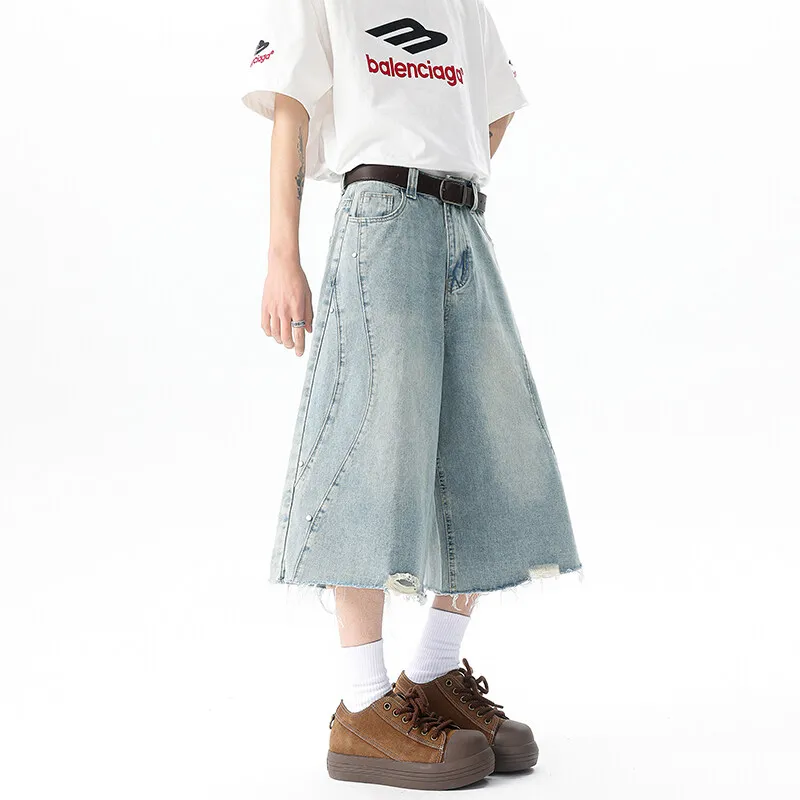 YOFVV Denim Shorts Unisex-2