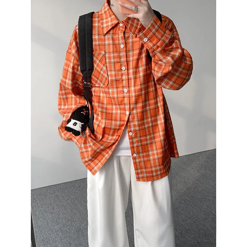 YOFVV Shirt Unisex Orange Long Sleeved-2