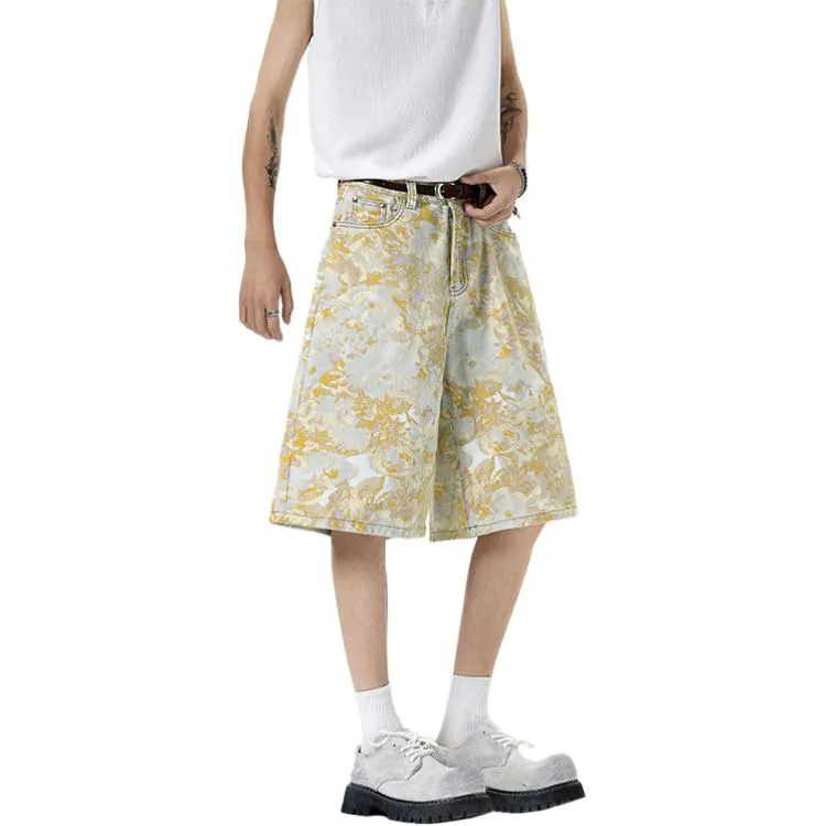 YOFVV Denim Shorts Unisex Multicolor-6