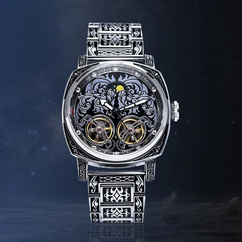 VRQ Future Series Automatic Mechanical Movement Watch Men's Watches Cut Out Dial-1