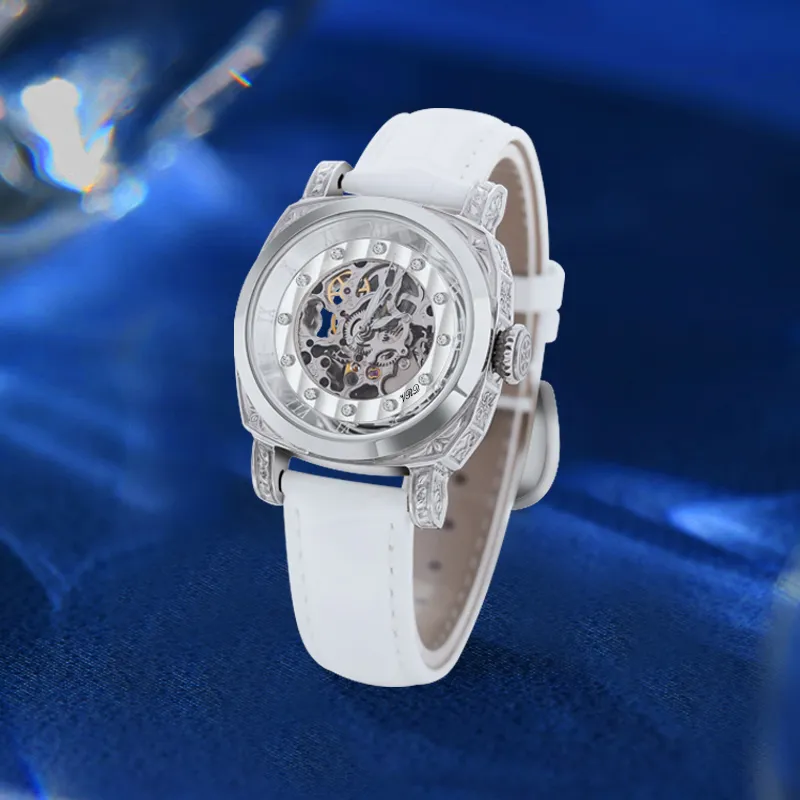 VRQ Athena Series Automatic Mechanical Movement Watch Women's Watch Cut-Out Dial-4