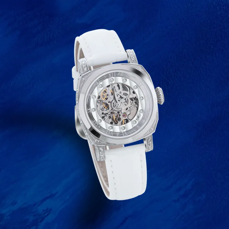VRQ Athena Series Automatic Mechanical Movement Watch Women's Watch Cut-Out Dial-3