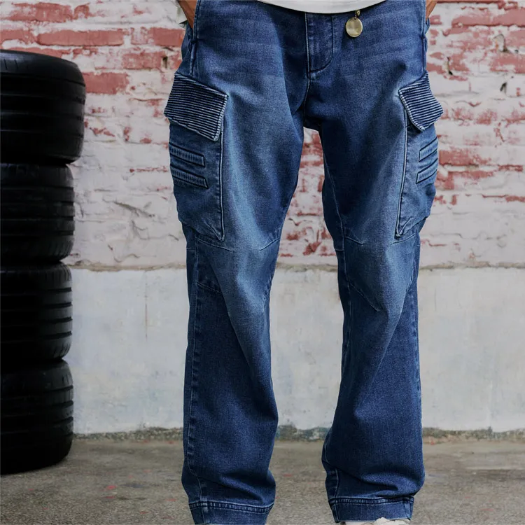 FOSS Jeans Unisex Royal Blue-3