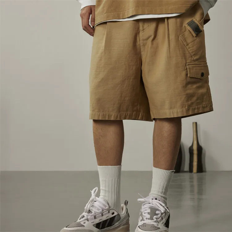 FOSS Cargo Shorts Unisex Tan-4
