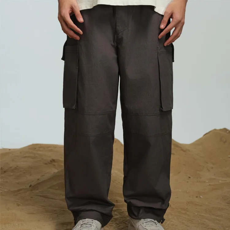 FOSS Casual Pants Unisex Dark Gray-2