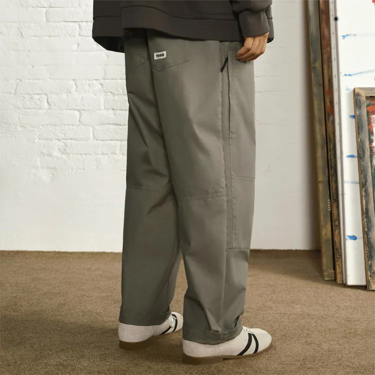 FOSS Casual Pants Unisex Olive Green-4