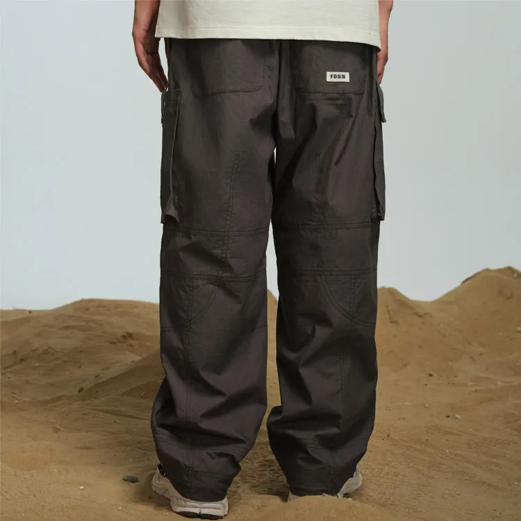 FOSS Casual Pants Unisex Dark Gray-3
