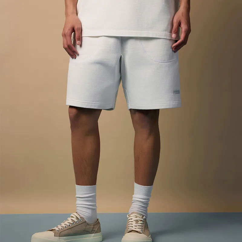 FOSS Casual Shorts Men White-3