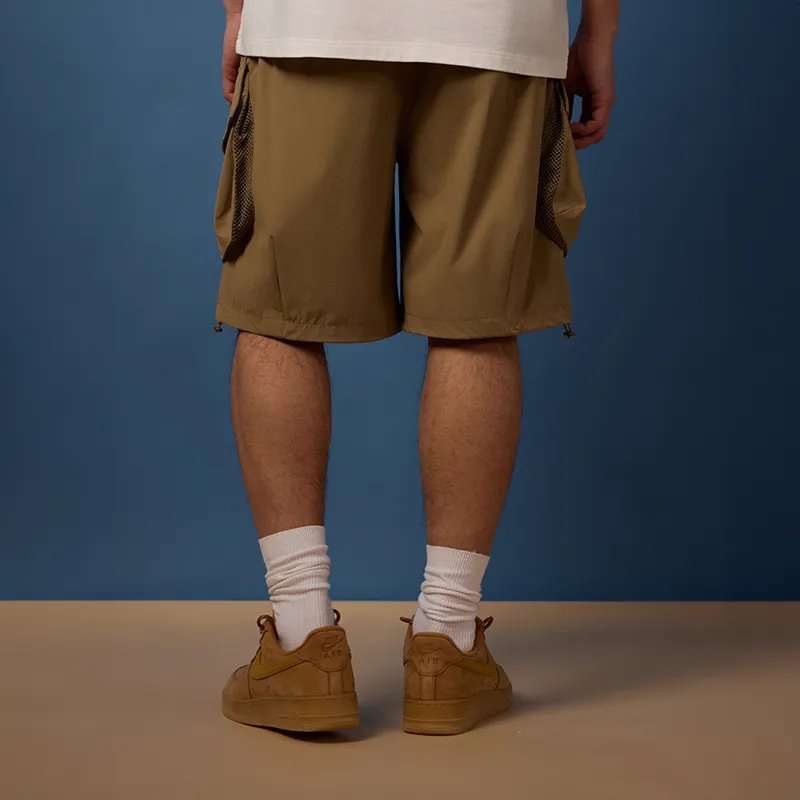FOSS Casual Shorts Men Khaki-3