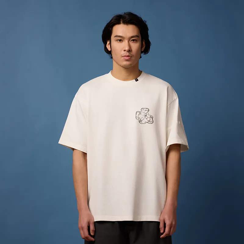 FOSS T-Shirts Men White-2