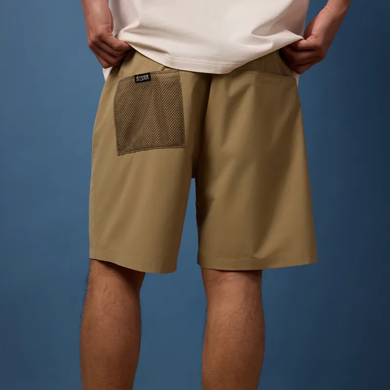 FOSS Casual Shorts Unisex Khaki-2