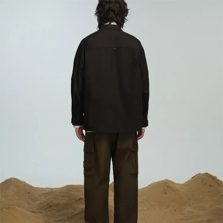 FOSS SS24 Jackets Coats Unisex Black-2