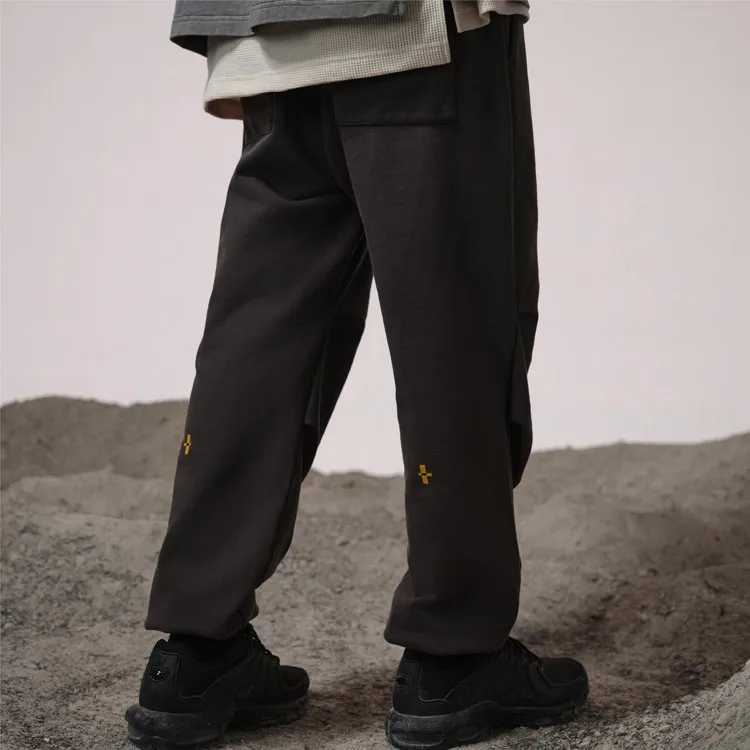 FOSS Casual Pants Unisex Purple Gray-2