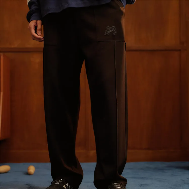 FOSS Casual Pants Unisex Dark Gray-3