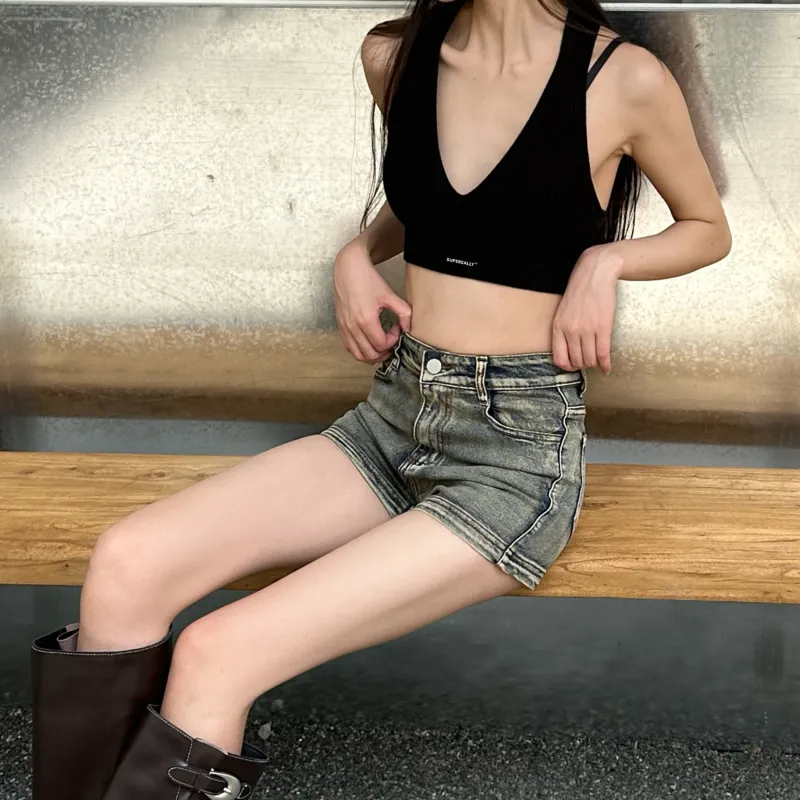 SUPEREALLY Denim Shorts Women's-18