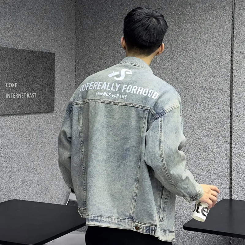 SUPEREALLY Denim Jackets Unisex-11