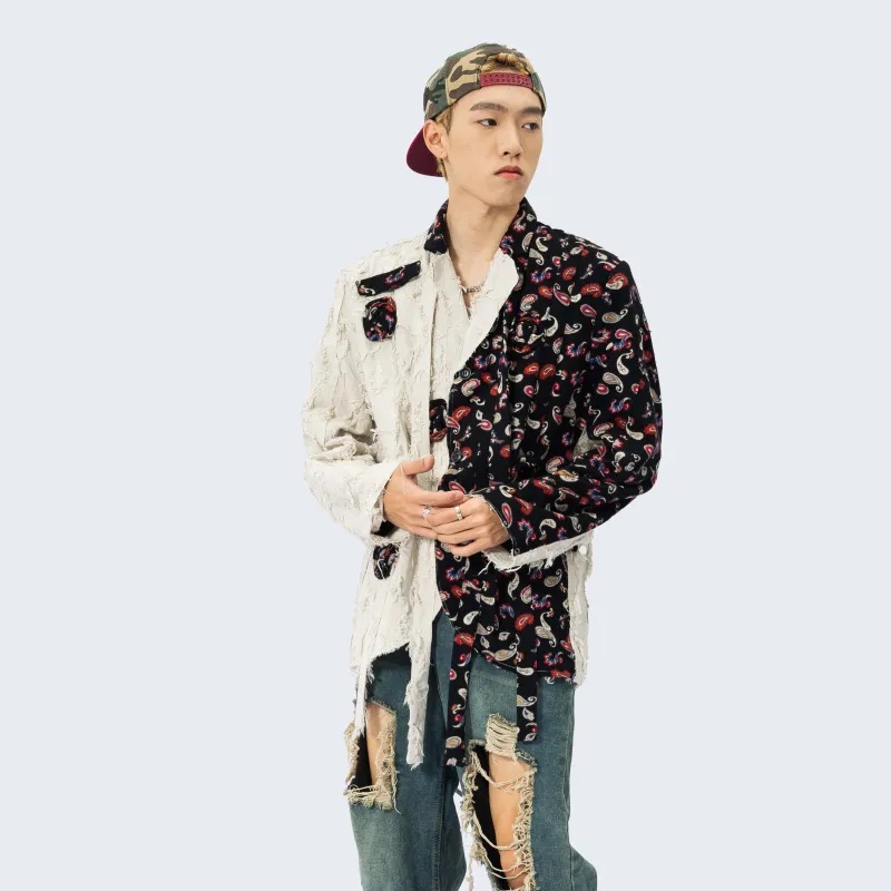 SUPEREALLY Jackets & Coats Unisex Black & White-4