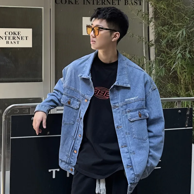 SUPEREALLY Denim Jackets Unisex-17