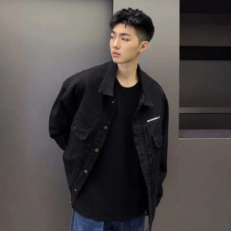 SUPEREALLY Denim Jackets Unisex-3