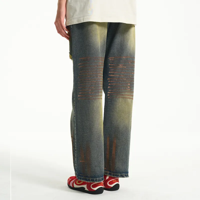 SUPEREALLY Jeans Unisex Vintage Blue-3
