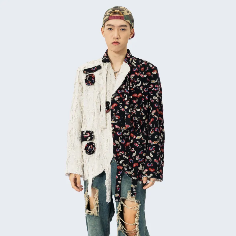 SUPEREALLY Jackets & Coats Unisex Black & White-2