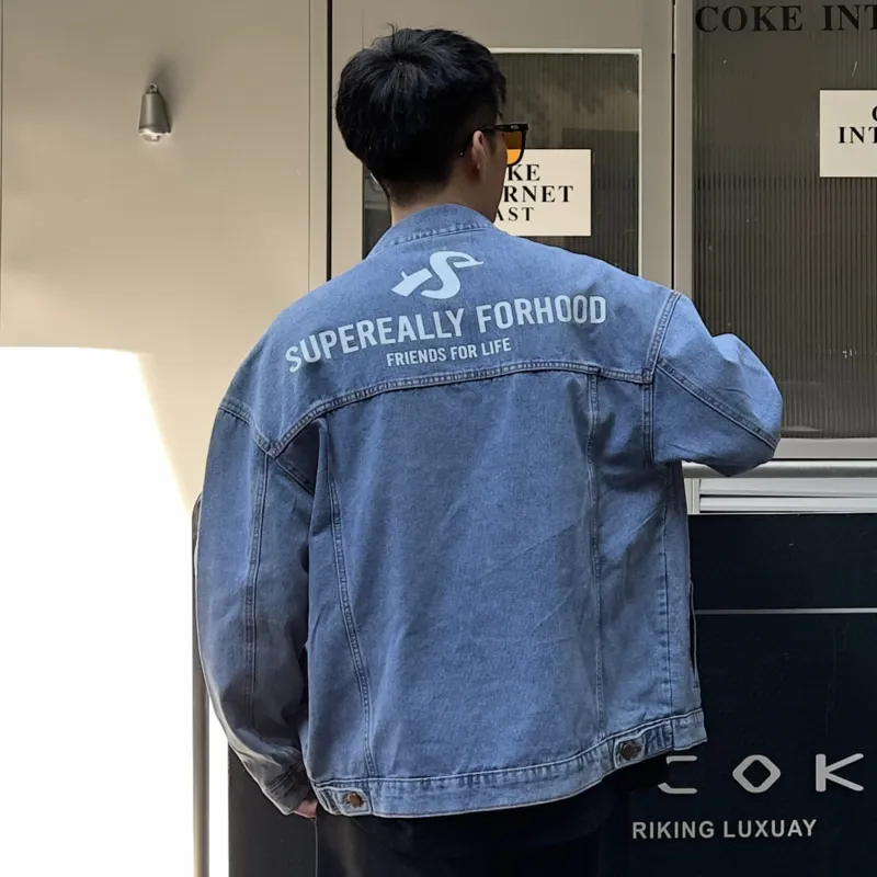 SUPEREALLY Denim Jackets Unisex-18