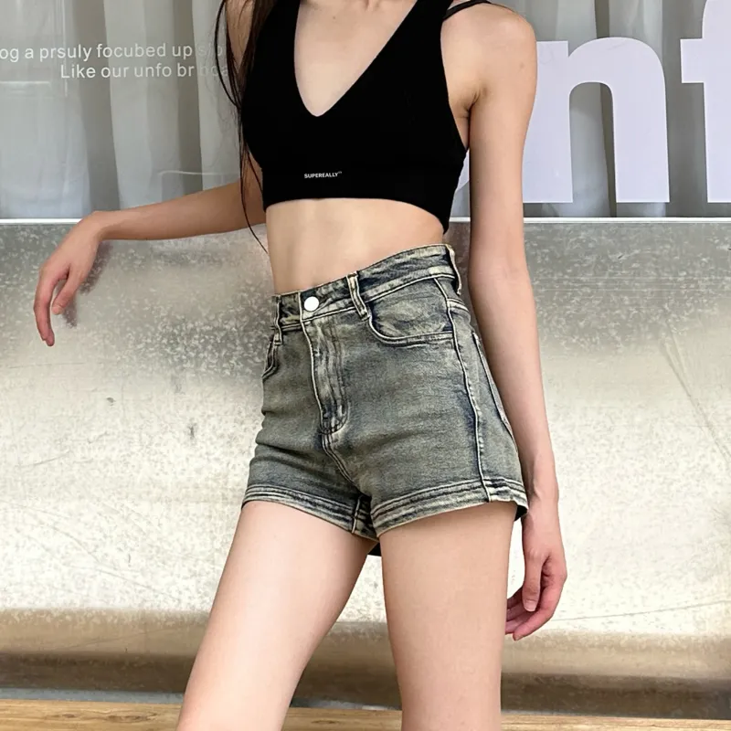 SUPEREALLY Denim Shorts Women's-20