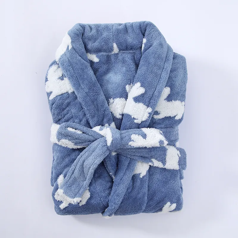 Oblique Moon Samsung Unisex Bath Robes-13