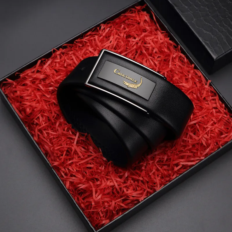 Crocodile Leather Belts Men-3
