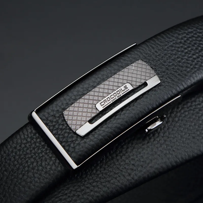 Crocodile Leather Belts Men-1