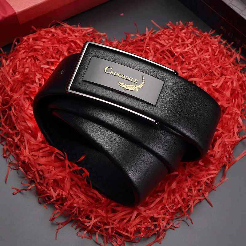 Crocodile Leather Belts Men-1
