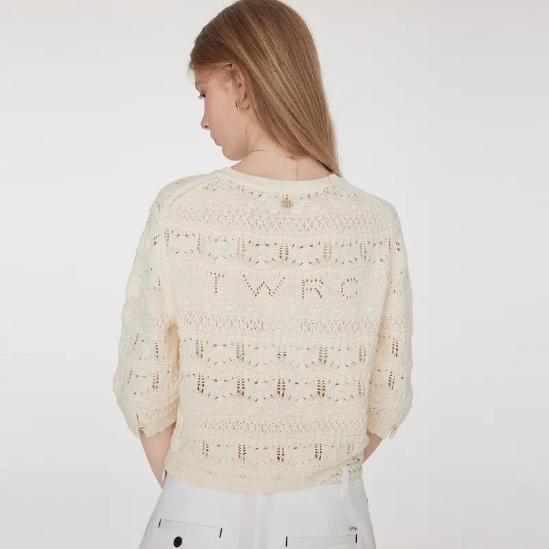 Teenie Weenie Knitwear Women's Ivory White-4
