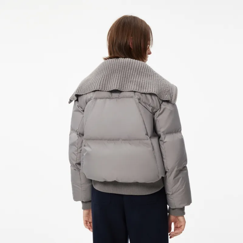 Teenie Weenie Down Jacket Women's Texture Gray-4