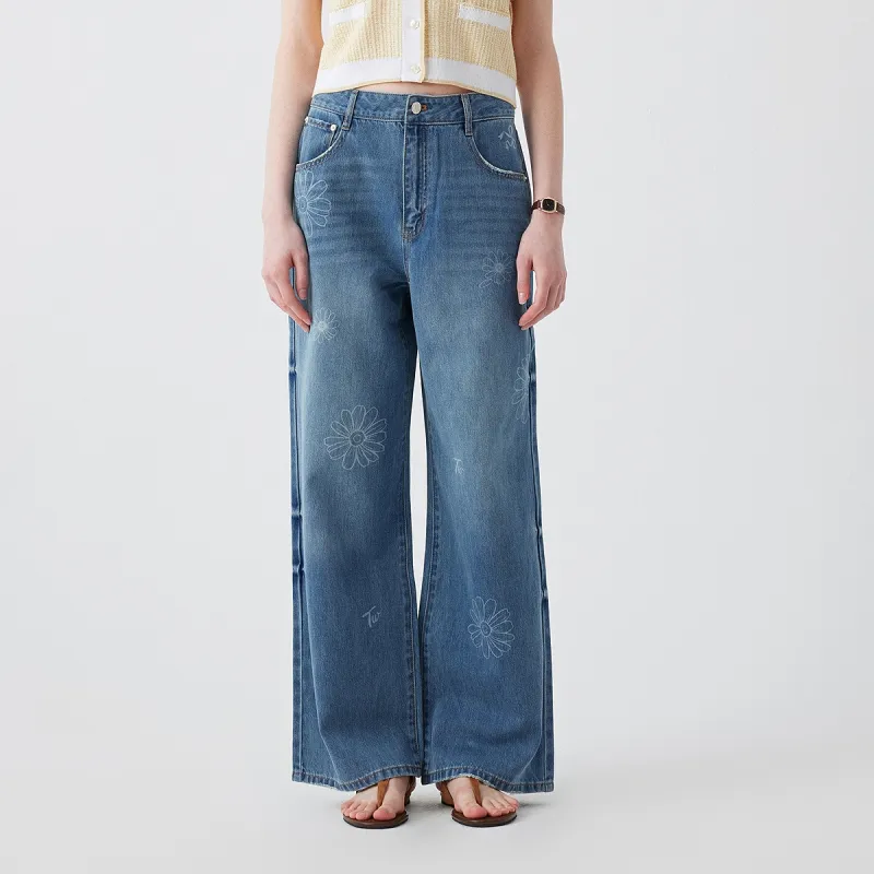 Teenie Weenie Jeans Women's Dark Blue-5