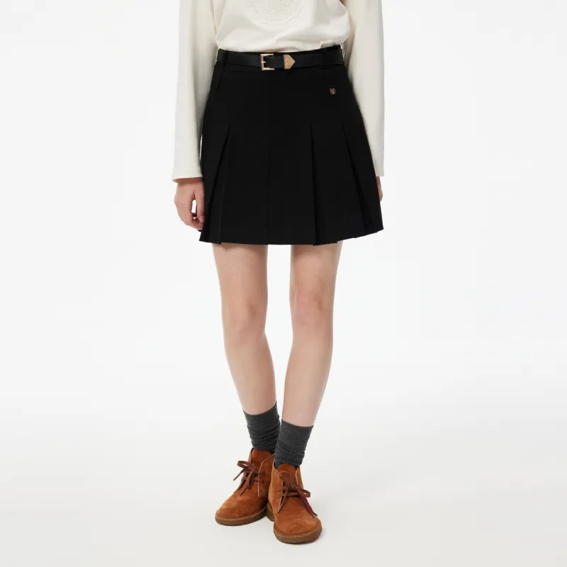 Teenie Weenie Casual Short Skirts Women's Black-5