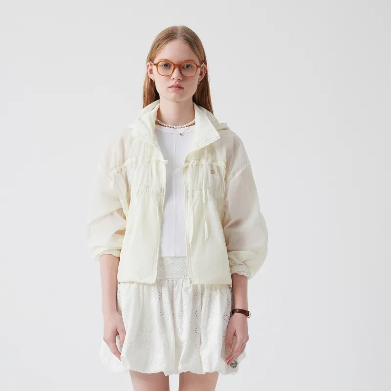 Teenie Weenie Cropped Coat Women's Yellow-2