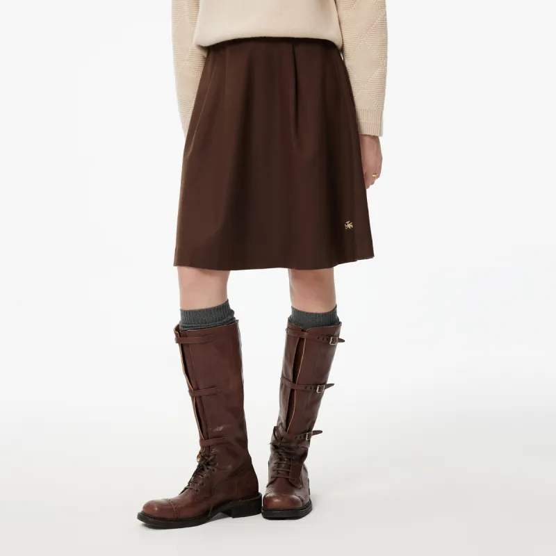 Teenie Weenie Casual Short Skirts Women's Brown-4