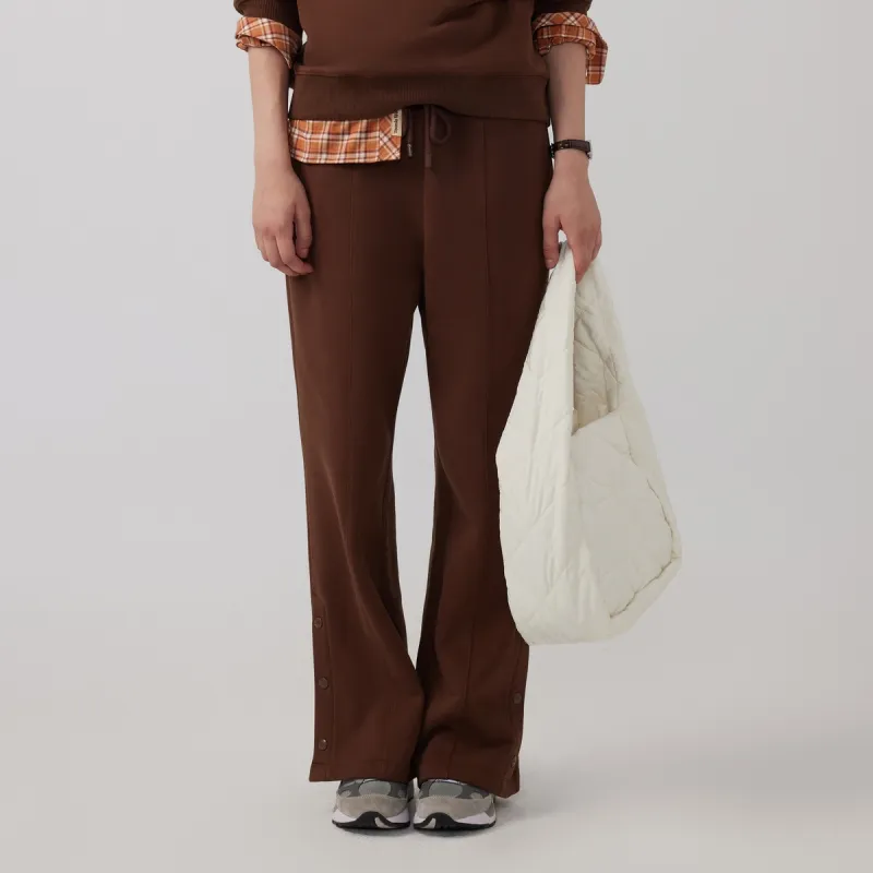 Teenie Weenie Knitted Sweatpants Women's Brown-3