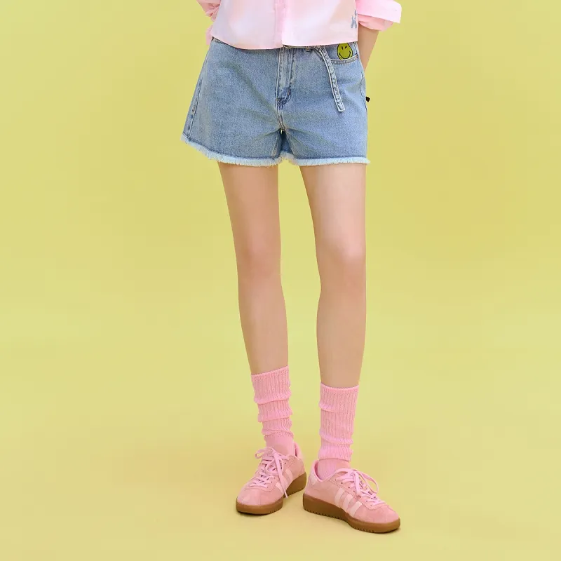 Teenie Weenie x SMILEY Denim Shorts Women's-15