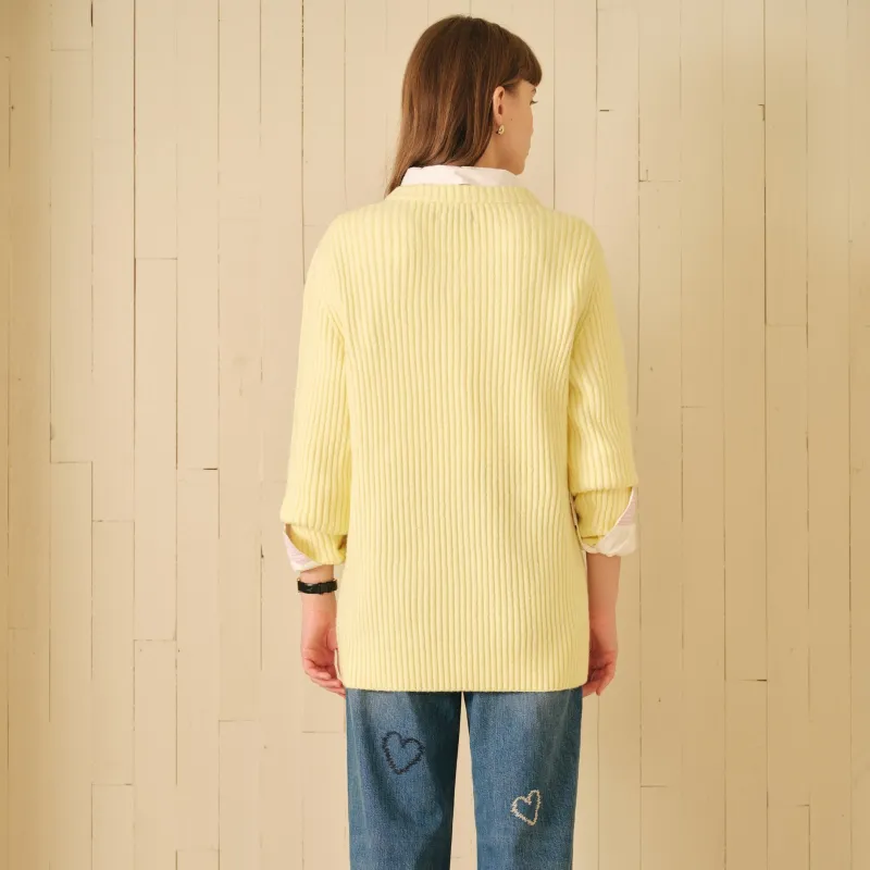 Teenie Weenie Sweaters Women's Light Yellow-2