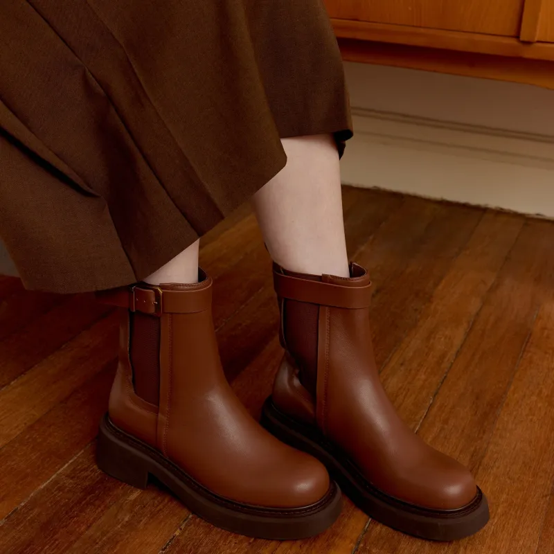 Teenie Weenie Short Chelsea Boots 5cm Women's-7